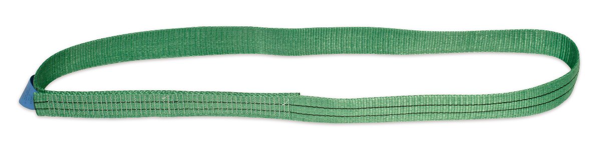 Single layer harness strap, endless, woven